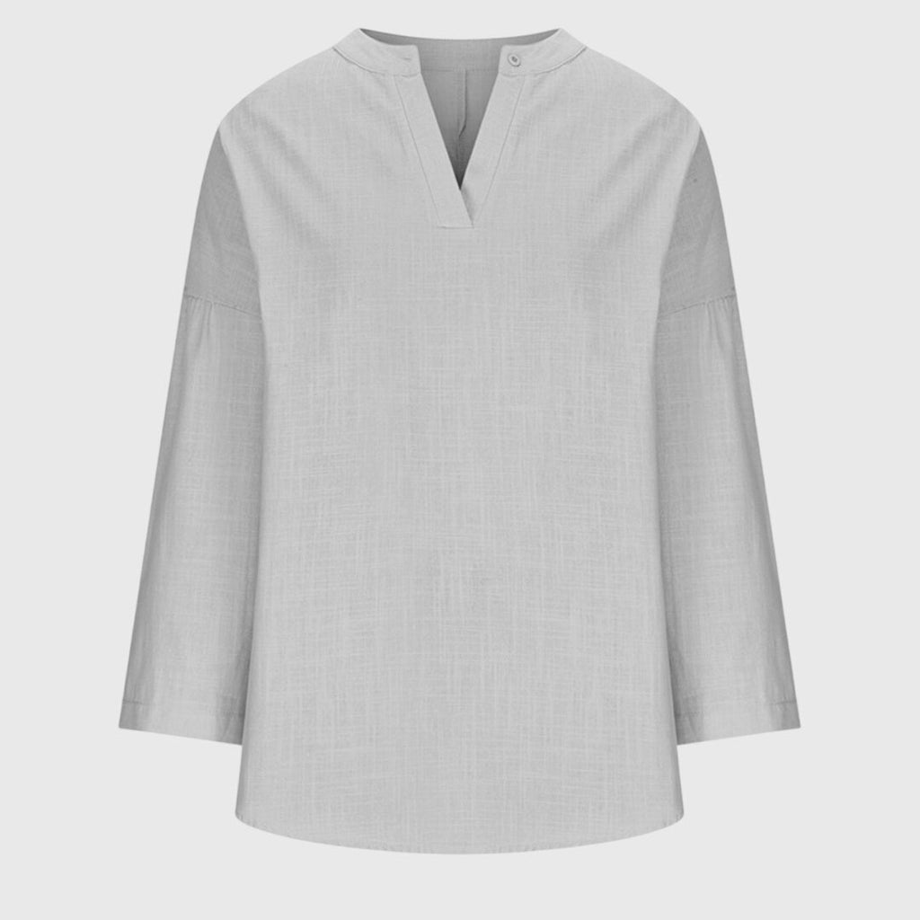 Lenara Stylish Round-Neck Top