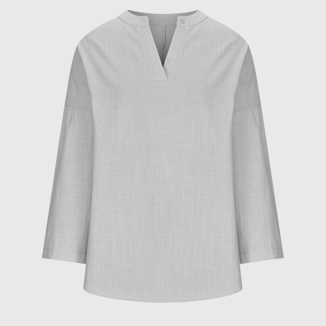 Lenara Stylish Round-Neck Top