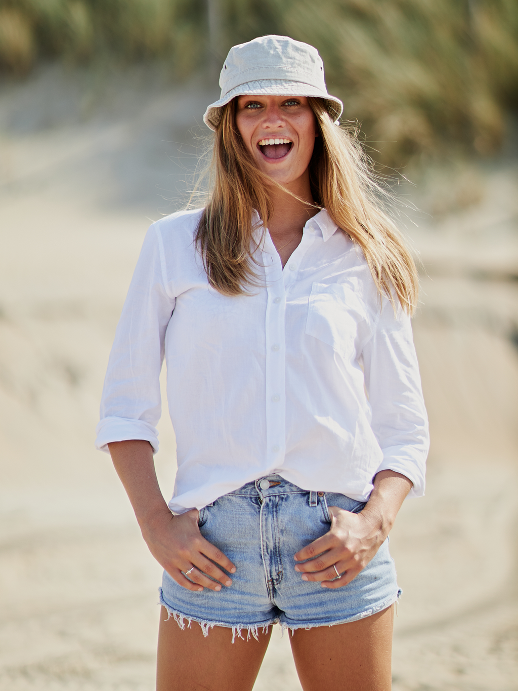 Fisherman – Cotton Bucket Hat – Natural