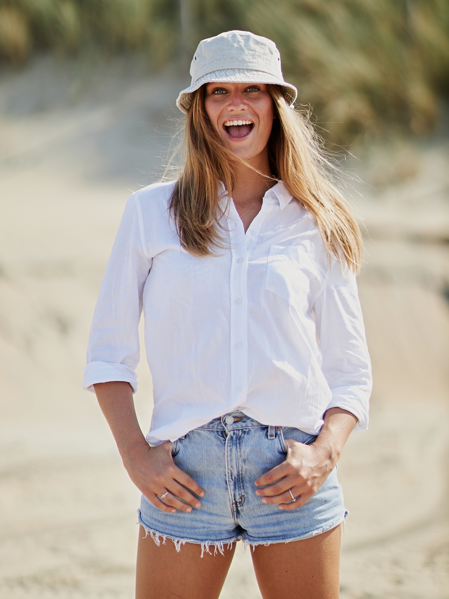 Fisherman – Cotton Bucket Hat – Natural