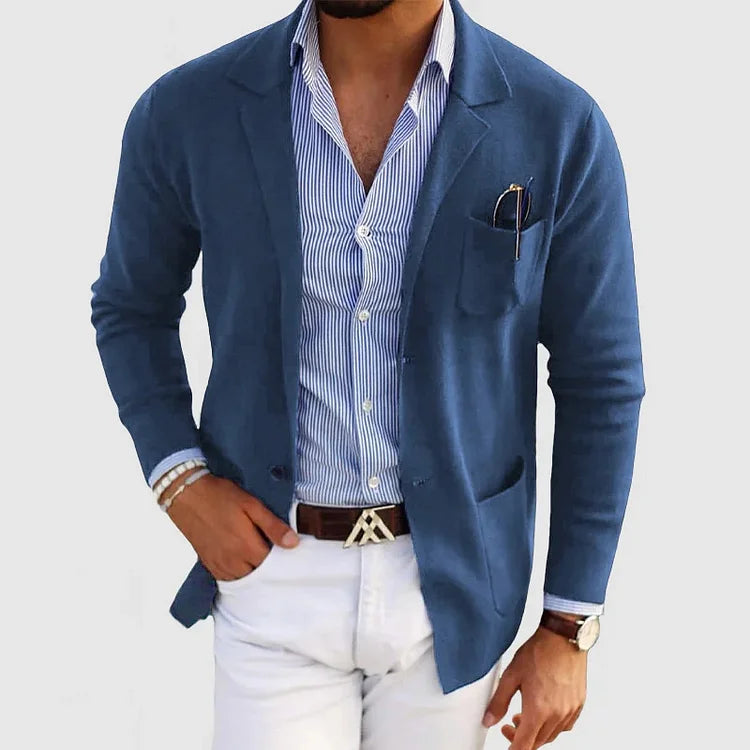 Dan | Stylish Men’s Blazer with Casual Flap Pockets
