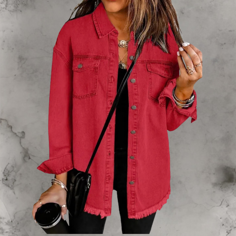 Kian™ | Casual Button-Up Denim Jacket