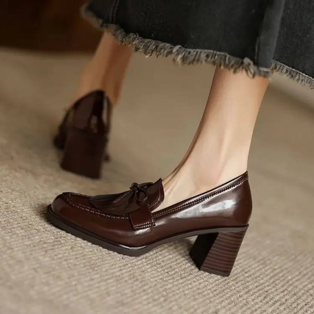 Vivienne Comfortable Heels with 5 cm Block Heel
