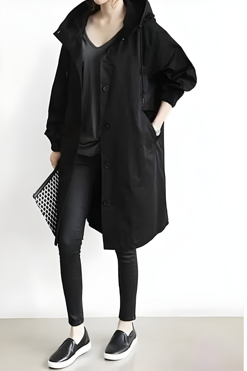 Léa™ | Elegant Autumn Wind & Rain Jacket