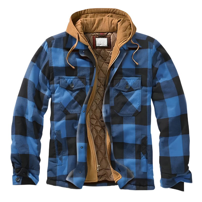 Bram™ | Comfortable Hooded Patchwork Jacket