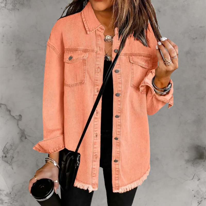 Kian™ | Casual Button-Up Denim Jacket