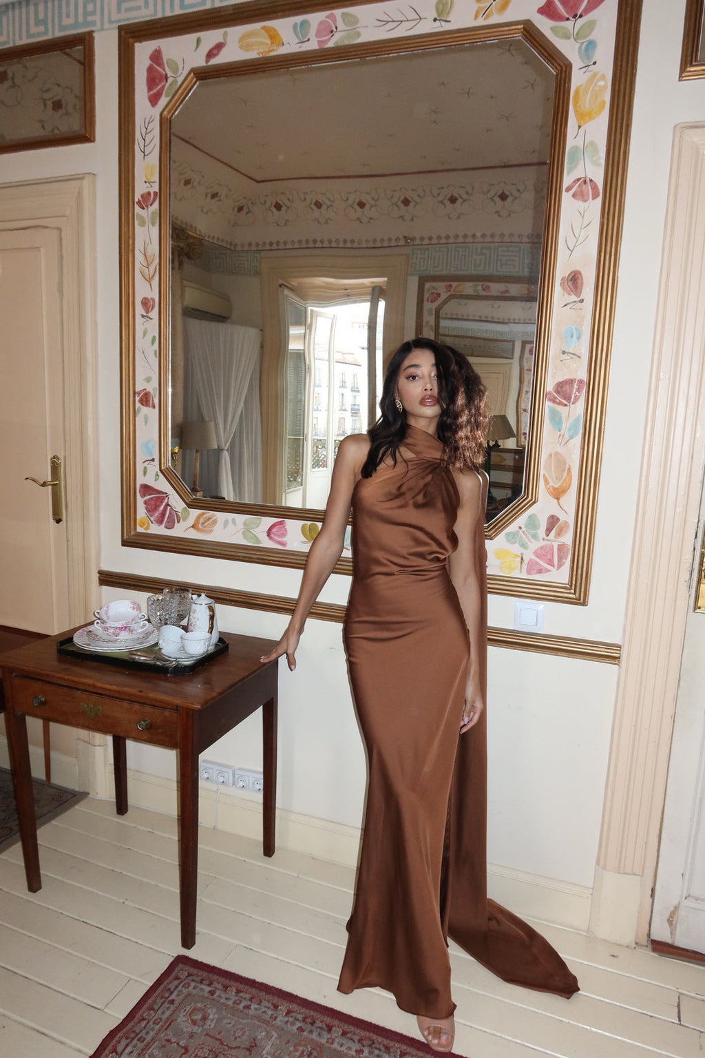 Valentina™ Cape Gown Dress