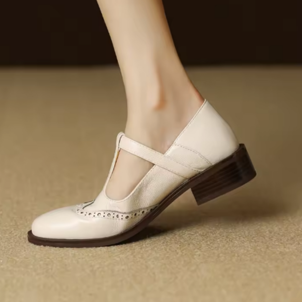 Nadine Stylish Block Heel Shoes