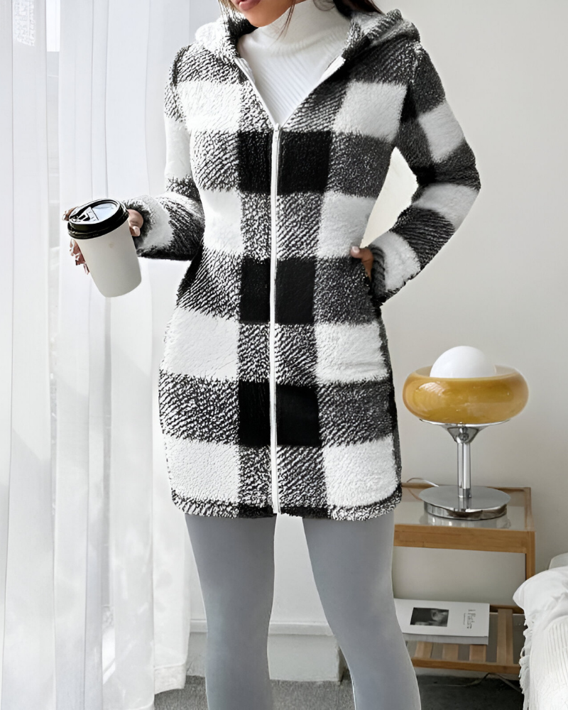 Zari™ | Modern Warm Hooded Jacket