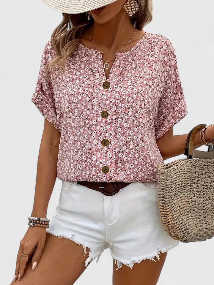 Sabine Stylish Floral Top