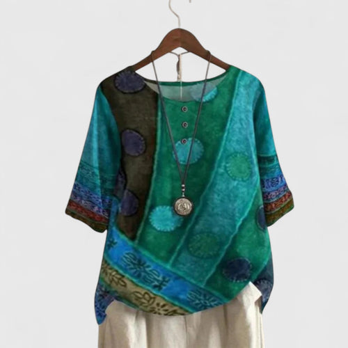 Daenerys Elegant Top with Button Details