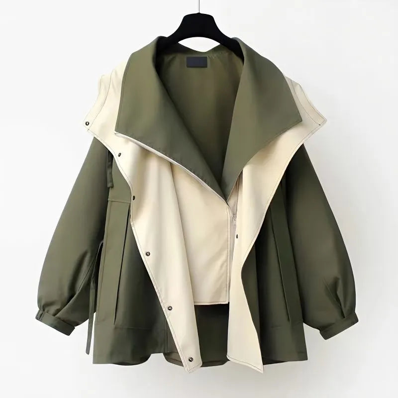 Daphné™ | Elegant Autumn Wind & Rain Jacket