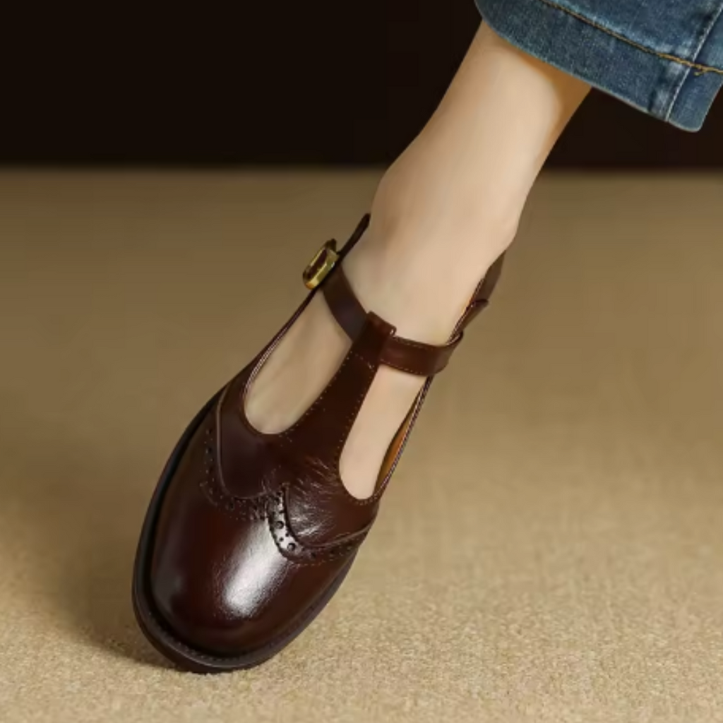 Nadine Stylish Block Heel Shoes