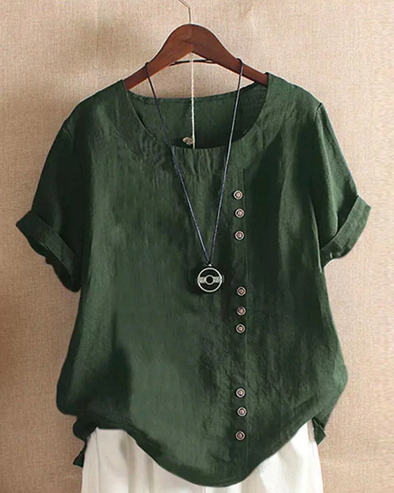 Hannah - Refined Round-Neck Top