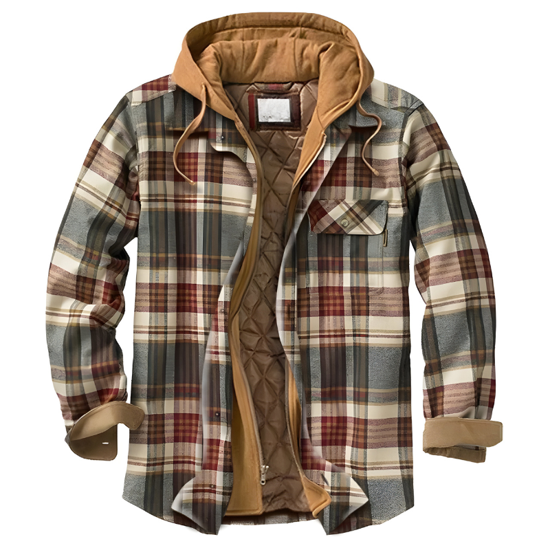 Bram™ | Comfortable Hooded Patchwork Jacket