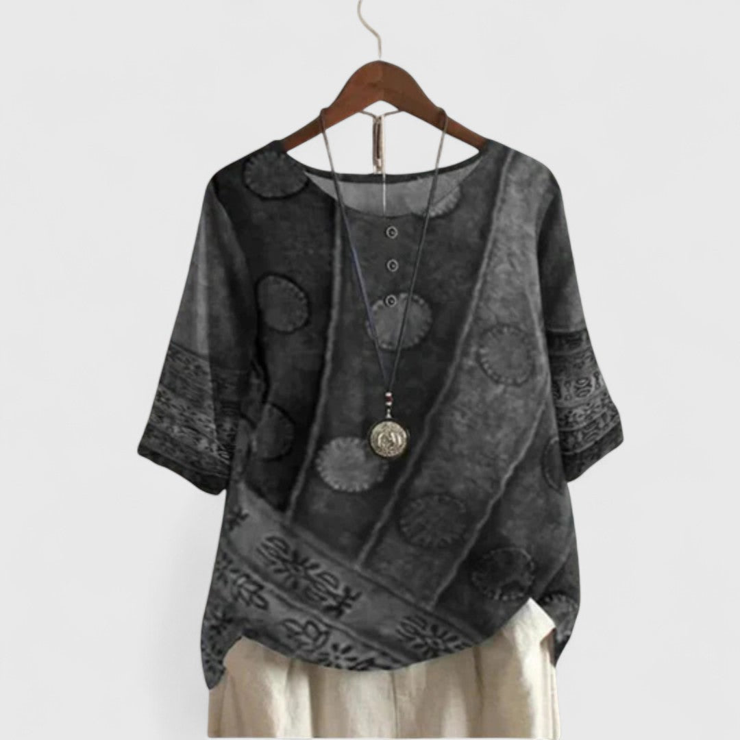 Daenerys Elegant Top with Button Details