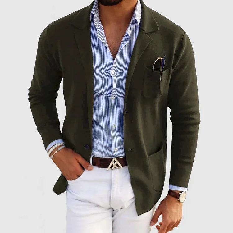 Dan | Stylish Men’s Blazer with Casual Flap Pockets