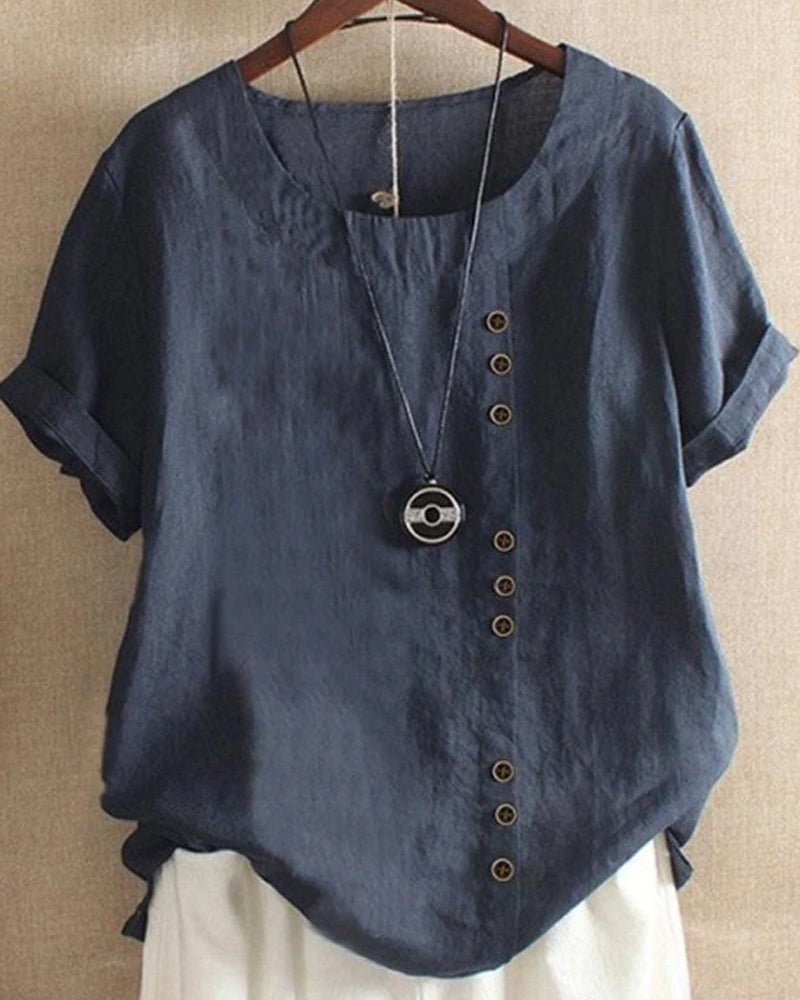 Hannah - Refined Round-Neck Top