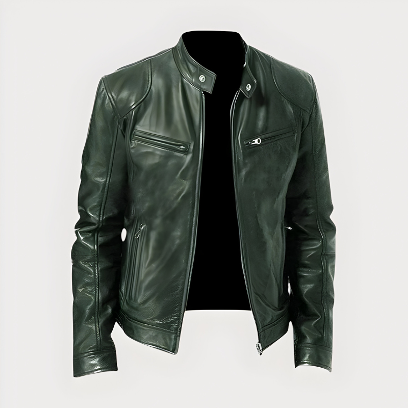 Joren™ | Classic Zip-Up Biker Jacket