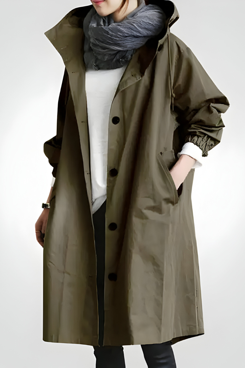 Léa™ | Elegant Autumn Wind & Rain Jacket