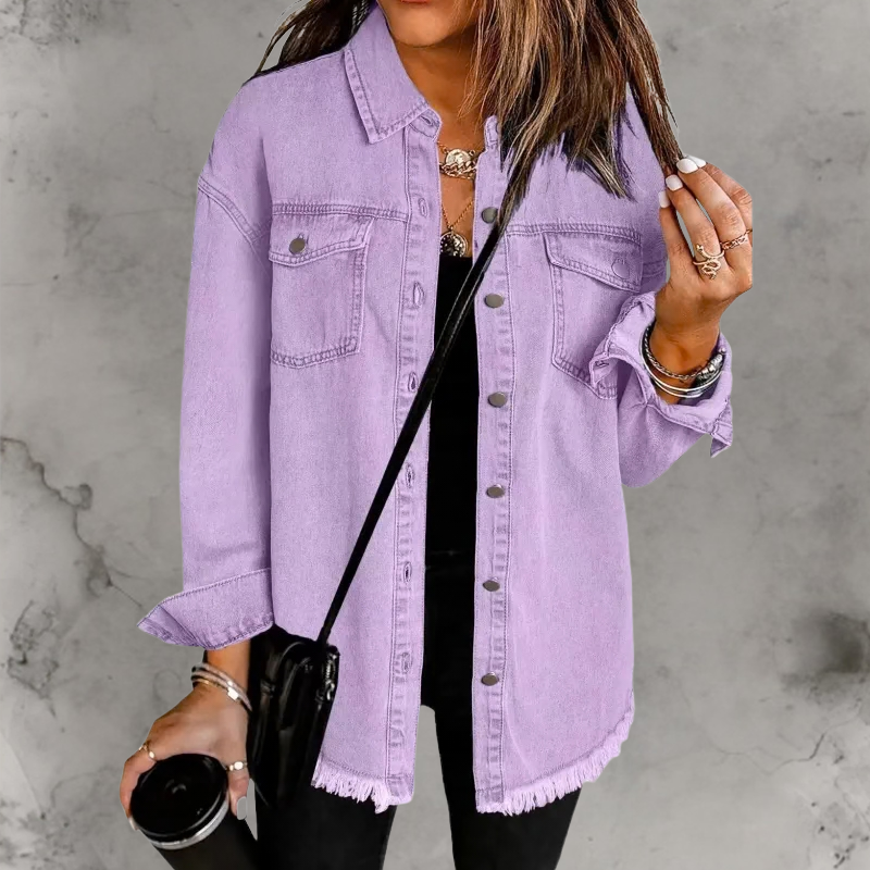 Kian™ | Casual Button-Up Denim Jacket