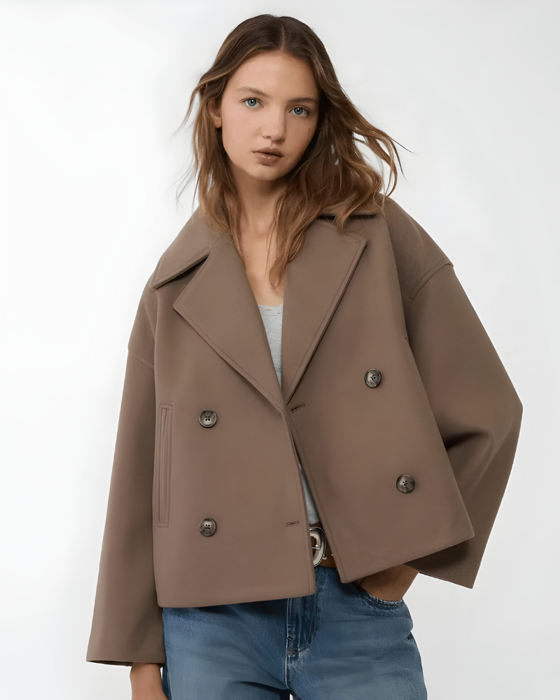 Solen™ | Modern Chic Short Trench Coat