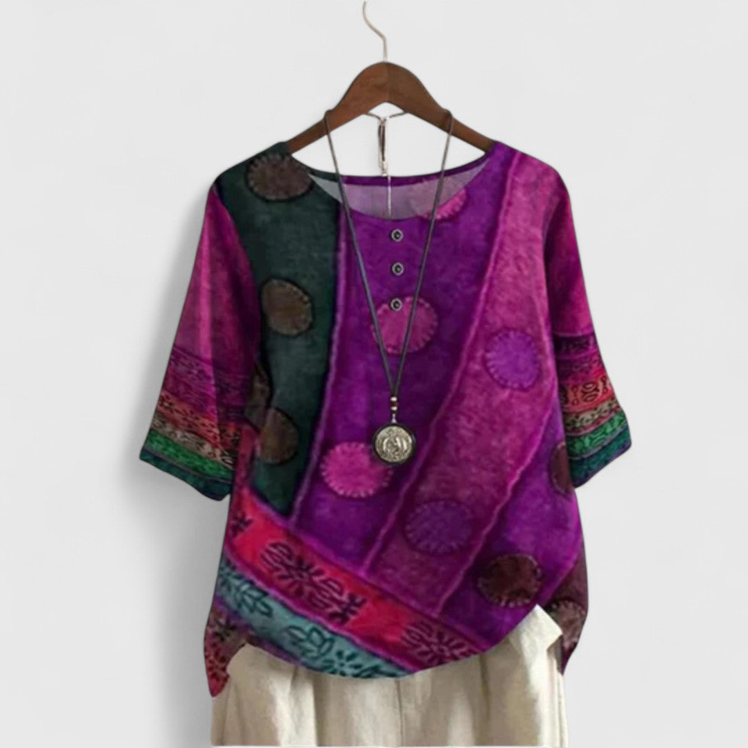 Daenerys Elegant Top with Button Details