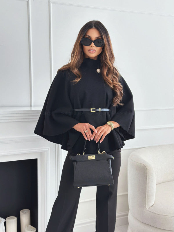 Nove™ | Stylish Belted Butterfly Jacket