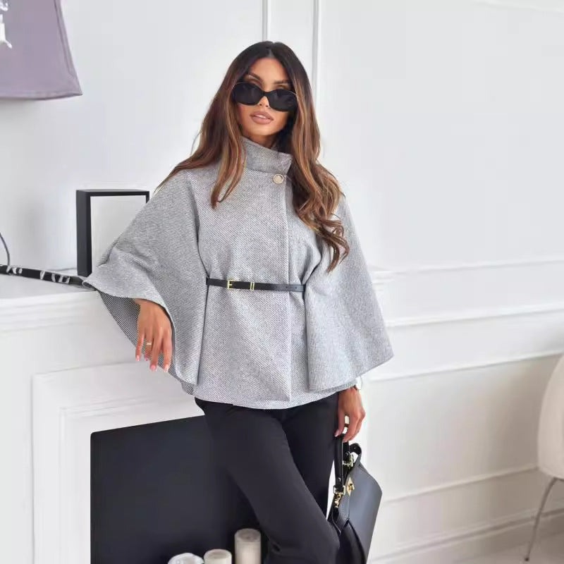Nove™ | Stylish Belted Butterfly Jacket