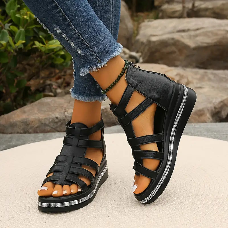 Hannah Elegant 4 cm Heel Sandals