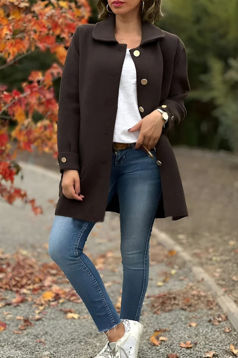 Irena™ | Classic Button-Up Jacket