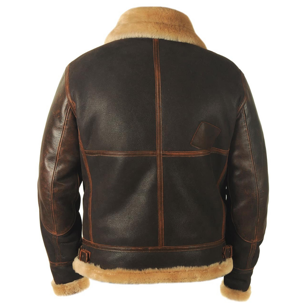 Eamon™ | Classic Shearling Aviator Jacket