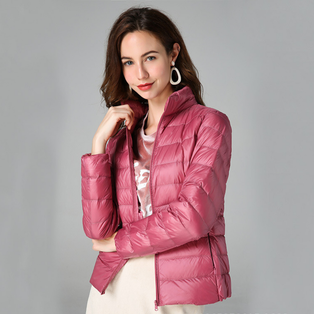 Myra™ | Ultralight Puffer Jacket with Refined Pleats
