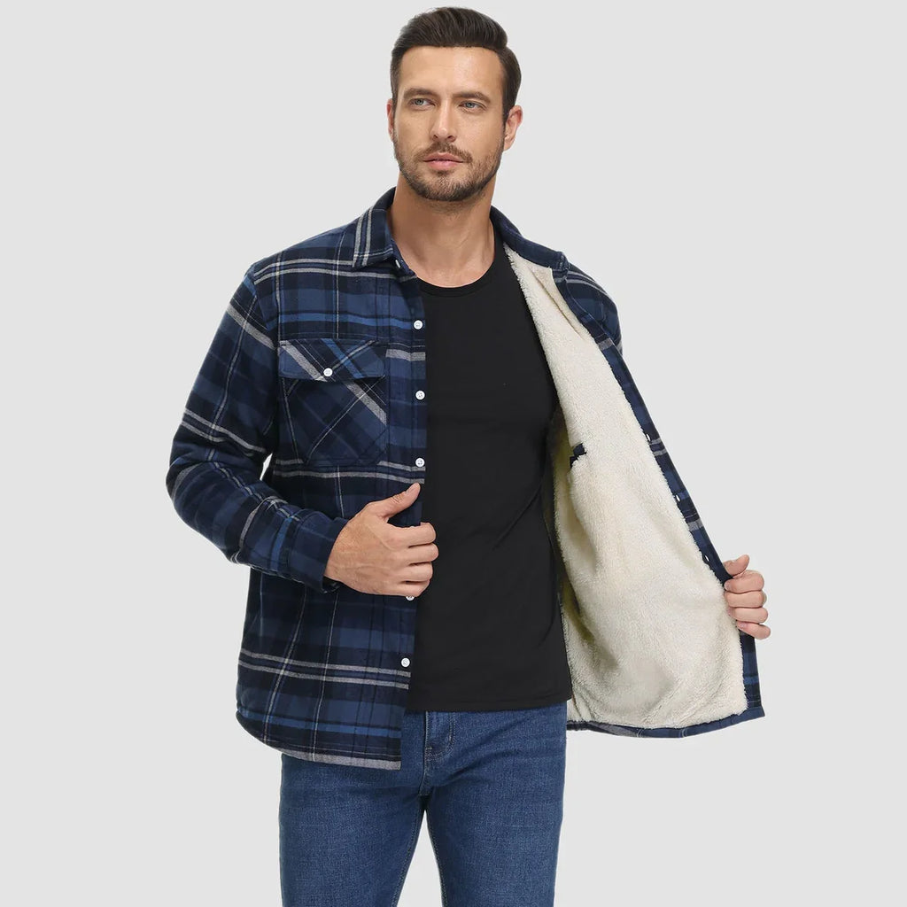 Arvid™ | Lined Checked Shirt Jacket