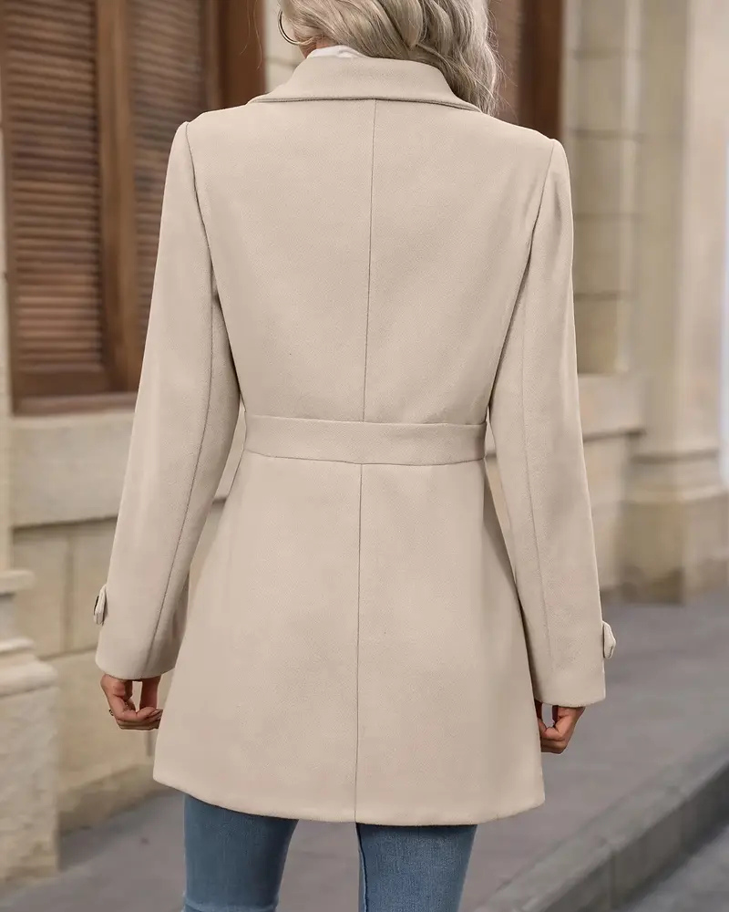 Elena™ | Elegant Tailored Coat