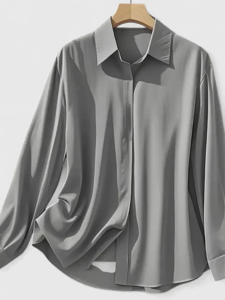 Melvaya Relaxed Top with Button Details