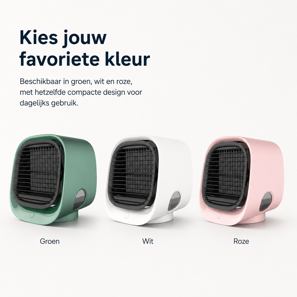 Aron Compact Air Conditioner | 2-in-1 Air Cooler & Humidifier for Home or Office