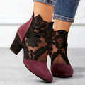 Women's Heels Handmade Floral Lace Elegant Night Out Wedding