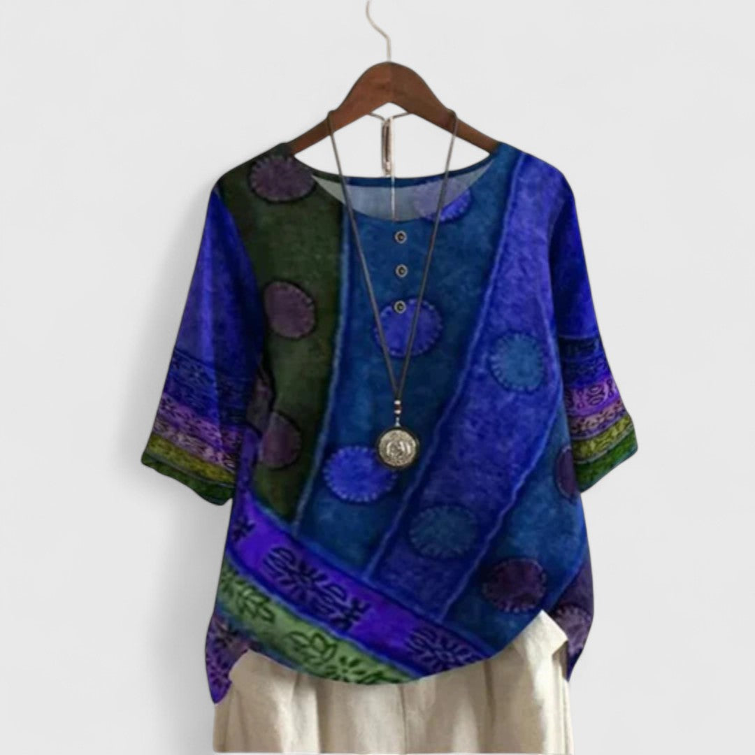 Daenerys Elegant Top with Button Details