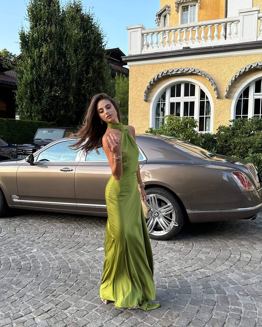 Valentina™ Cape Gown Dress