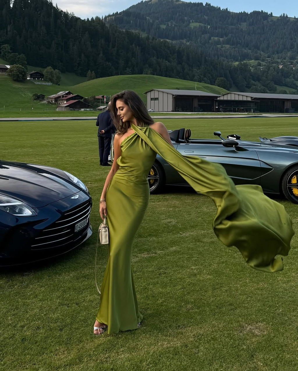 Valentina™ Cape Gown Dress