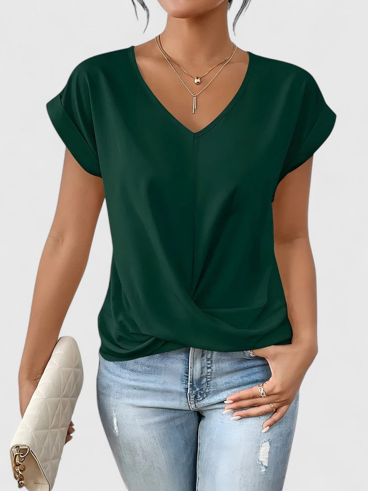 Mahrianne Stylish V-Neck Top