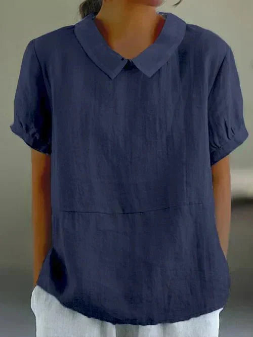 Ivy Elegant Round-Neck Top