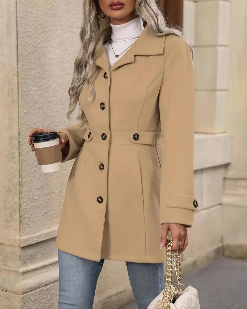 Elena™ | Elegant Tailored Coat
