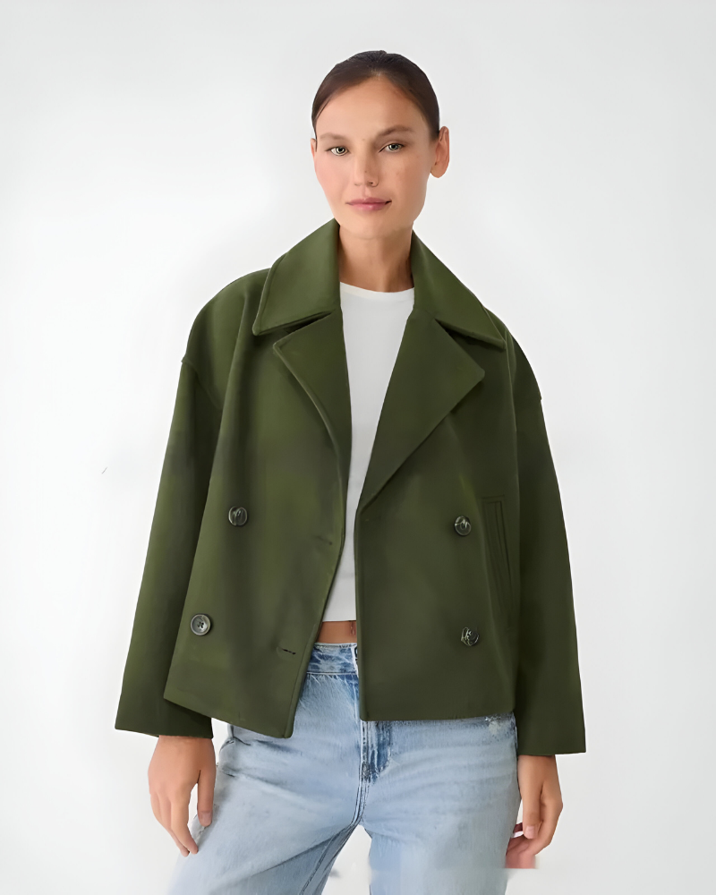 Solen™ | Modern Chic Short Trench Coat