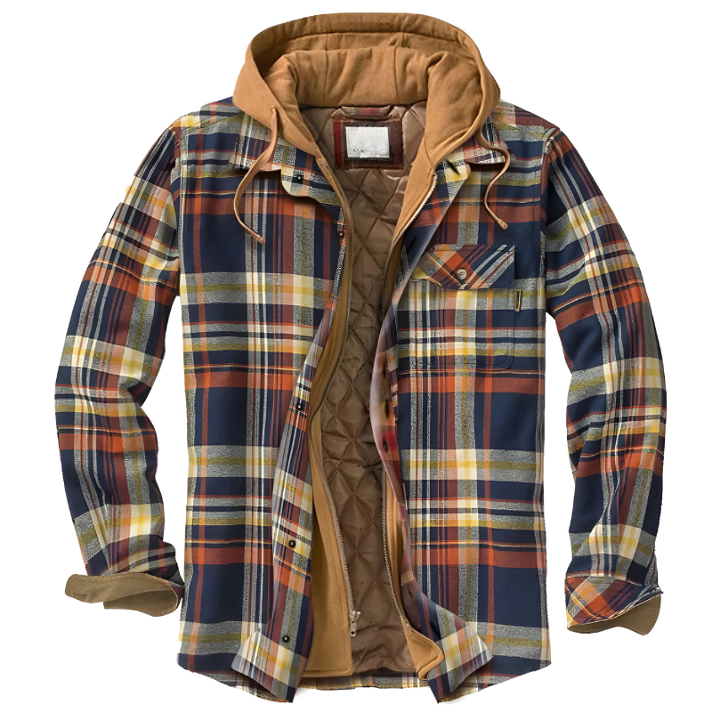 Bram™ | Comfortable Hooded Patchwork Jacket