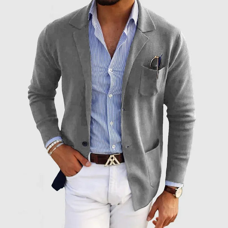 Dan | Stylish Men’s Blazer with Casual Flap Pockets