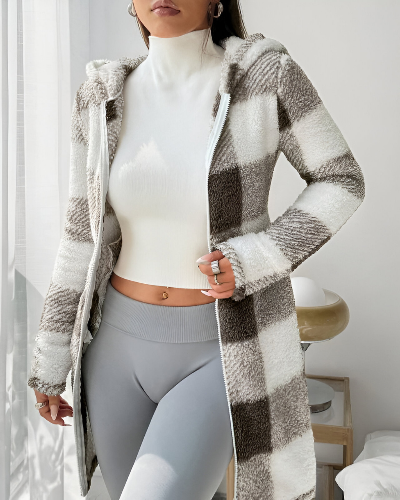 Zari™ | Modern Warm Hooded Jacket