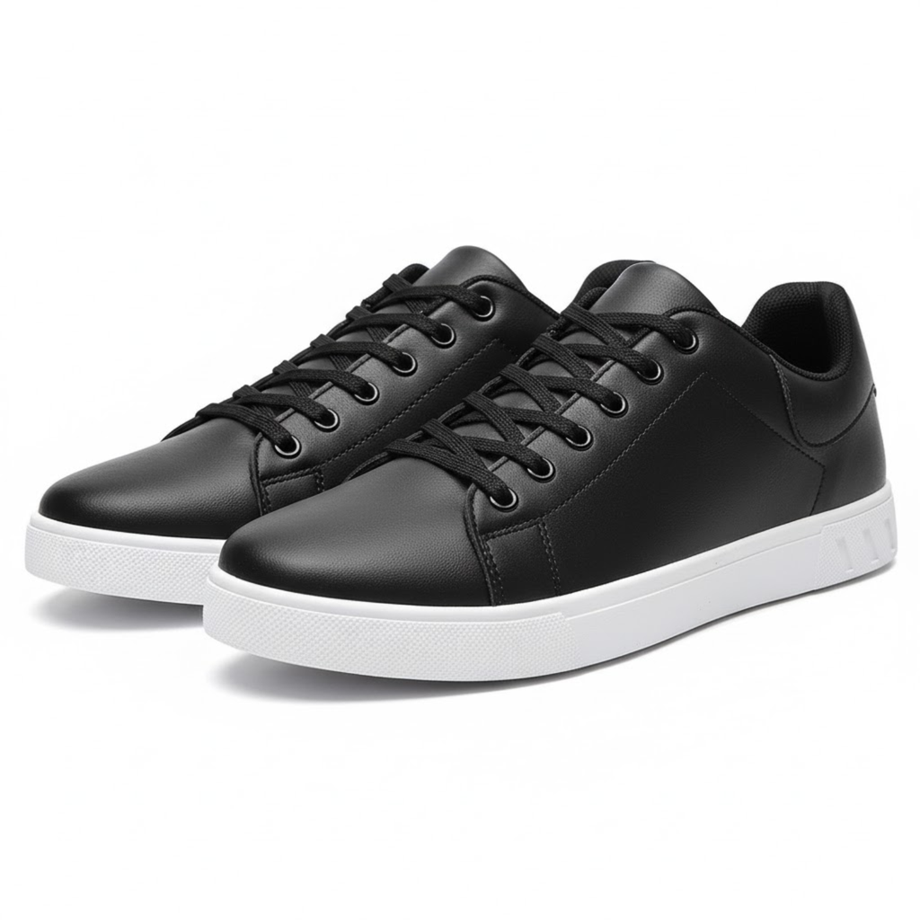 Casual Sneakers – British Leather Shoes for Spring/Summer, Trendy Designer Style