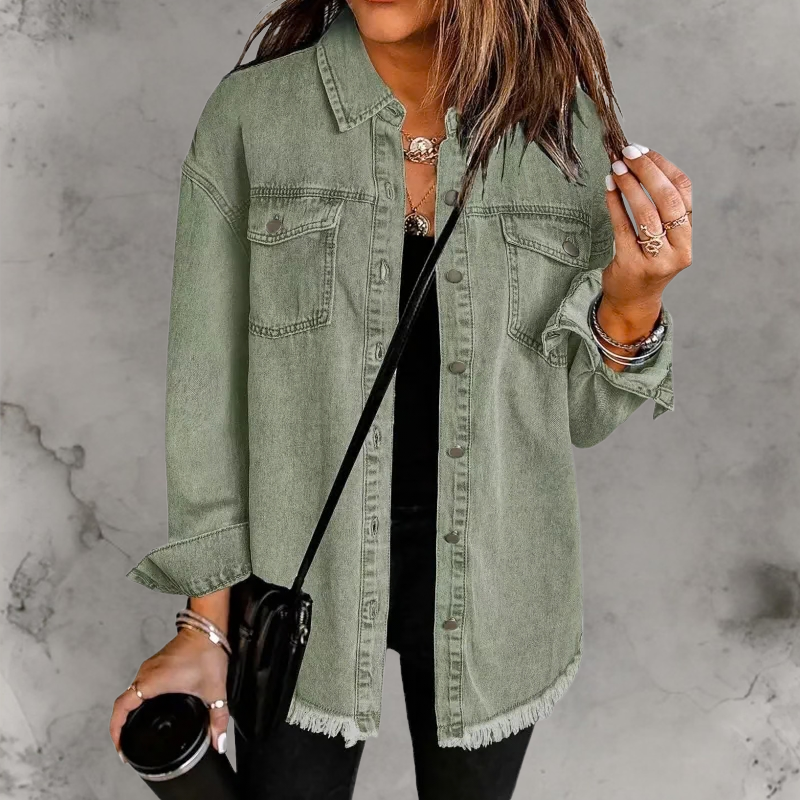 Kian™ | Casual Button-Up Denim Jacket